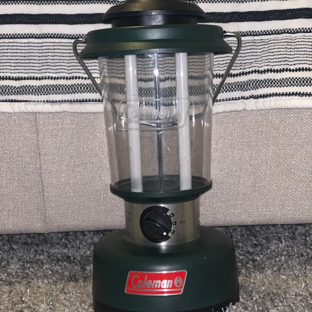 Coleman Camping lantern.